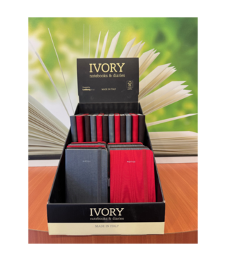 700-CLASSIC: display met 24 notitieboeken Ivory Classic
