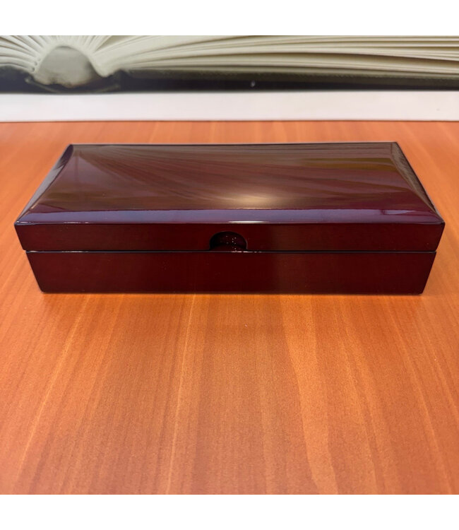 711-VPK: zilveren vulpen in houten kistje, BE=1ex