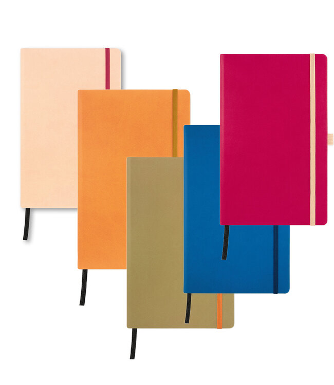 7C6-25: Notitieboeken Tucson pastelkleuren, BE=1 ex