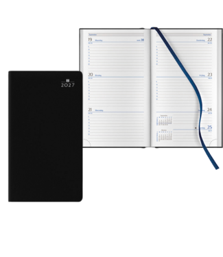 935-CL-840: 5x Zakagenda H35 Bari 2027 - omslag Taggia zwart