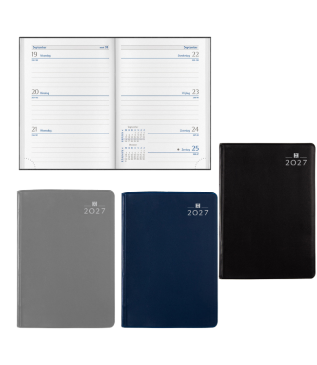 957-90-999: 10x Zakagenda H57 Venezia 2027 - omslag PVC