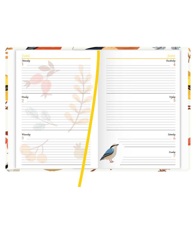 955-99-999: 9x Zakagenda H55 Lucca 2027 - omslag Natura