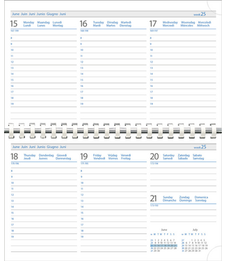 944-00-001: 5x Zakagenda H44 Parma 2027 - interieur