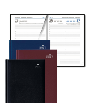 942-01-999: 5x Bureau Agenda H42 1 dag 2027 - omslag Balacron