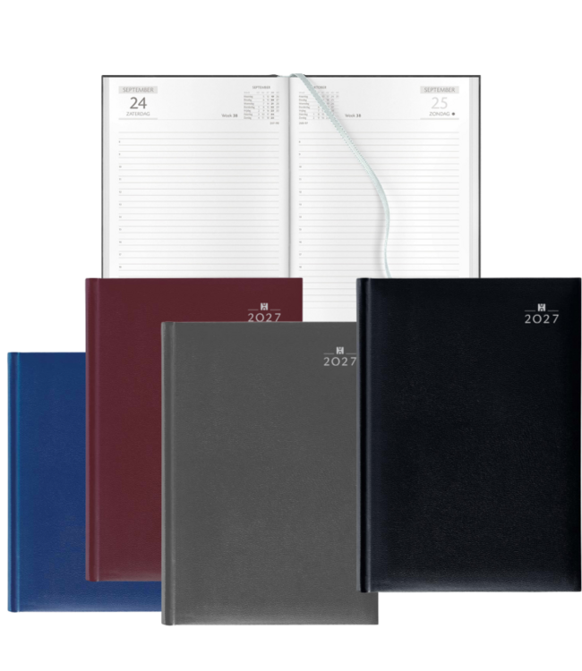 970-01-999: 6x Bureau Agenda H70 1 dag 2027 - omslag Balacron