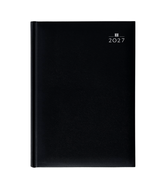 970-CL-840: 5x Bureau Agenda H70 1 dag 2027 - omslag Taggia zwart