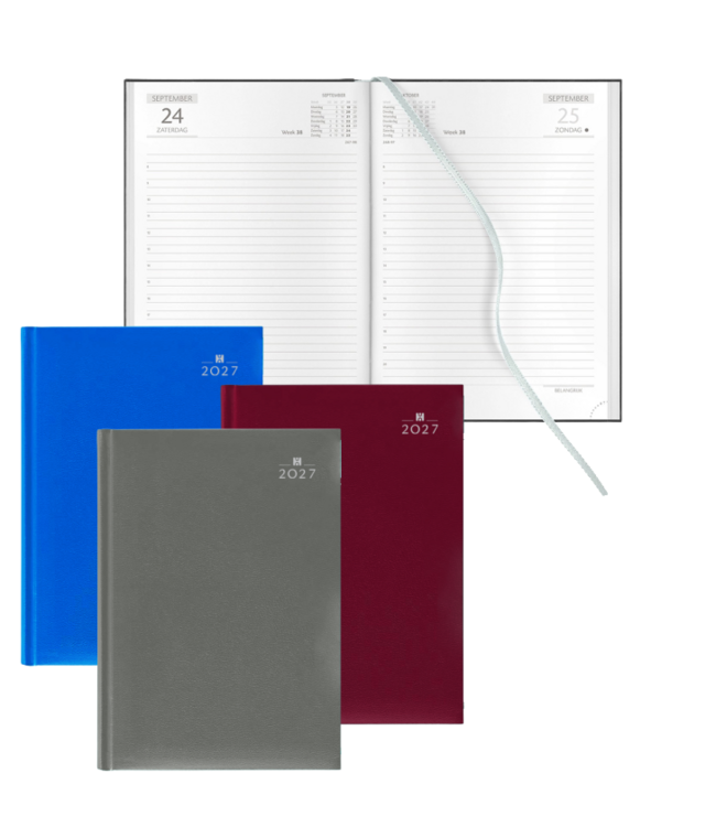 970-CL-999: 6x Bureau Agenda H70 1 dag 2027 - omslag Taggia