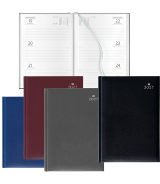 972-01-999: 6x Bureau Agenda H72 1 week 2027 - omslag Balacron