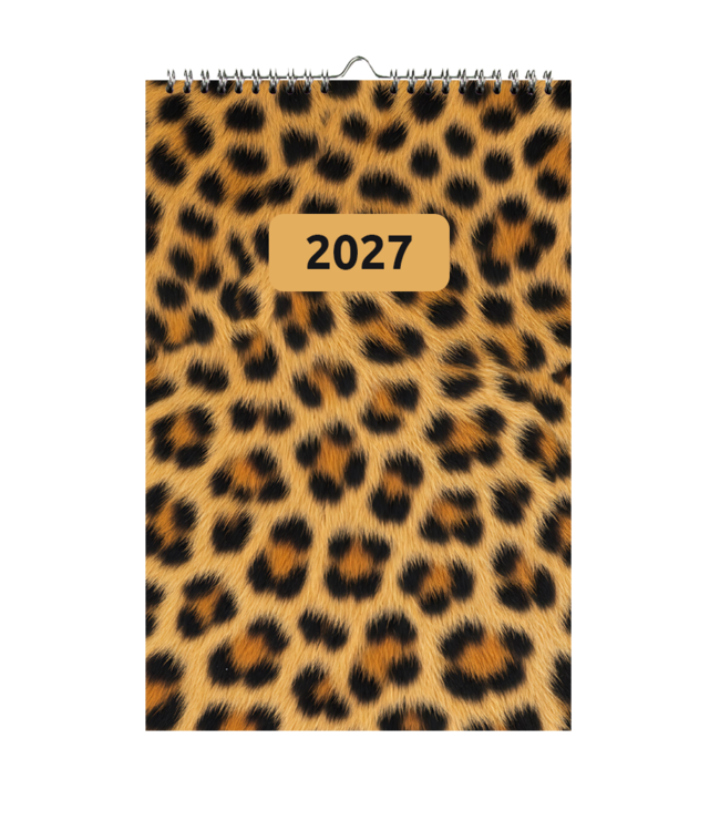 353-05-001: 12x Weekkalender 2027 wire-o, dessin dekblad