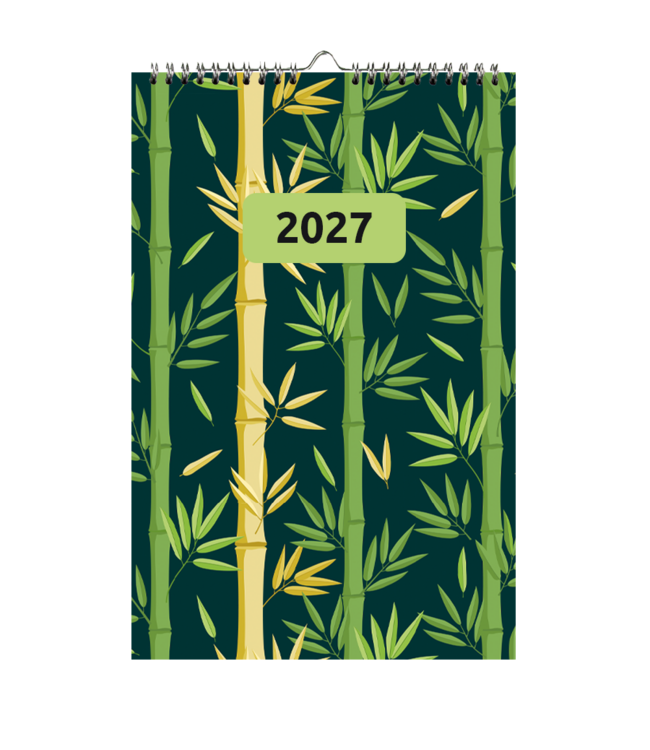 353-DZ: 48x Weekkalender 2027 wire-o, dessin - 1 doos