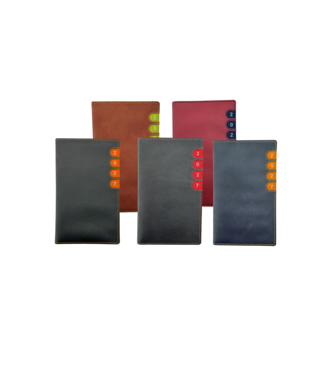 937-63-999: 5x Zakagenda H37 Milano 2027 - in omslag Two-tone