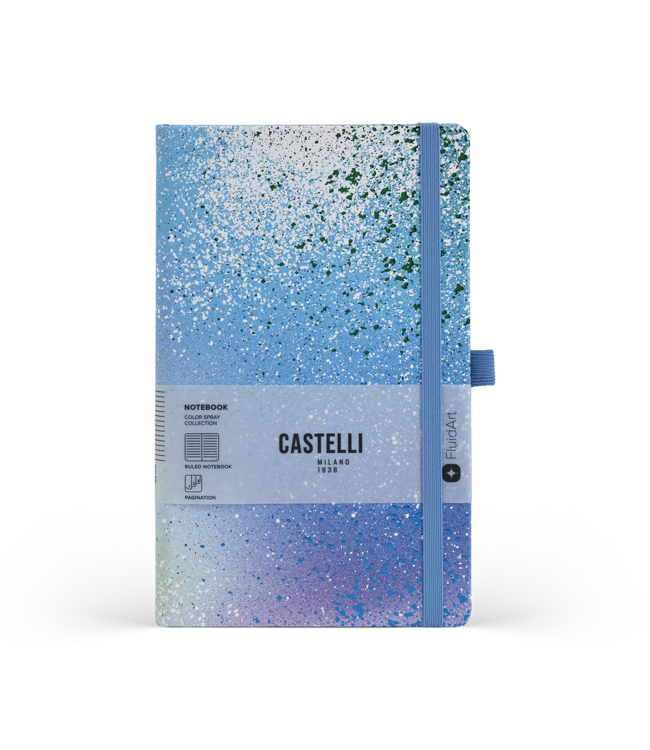 Castelli Milano 1938 Castelli Color Spray Relax - notitieboek 13 x 21 cm gelinieerd