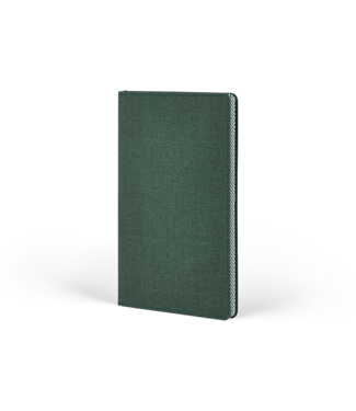 Castelli Milano 1938 Castelli Harris Forest Green - notitieboek 13 x 21 cm gelinieerd
