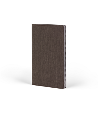 Castelli Milano 1938 Castelli Harris Coffee Brown - notitieboek 13 x 21 cm gelinieerd