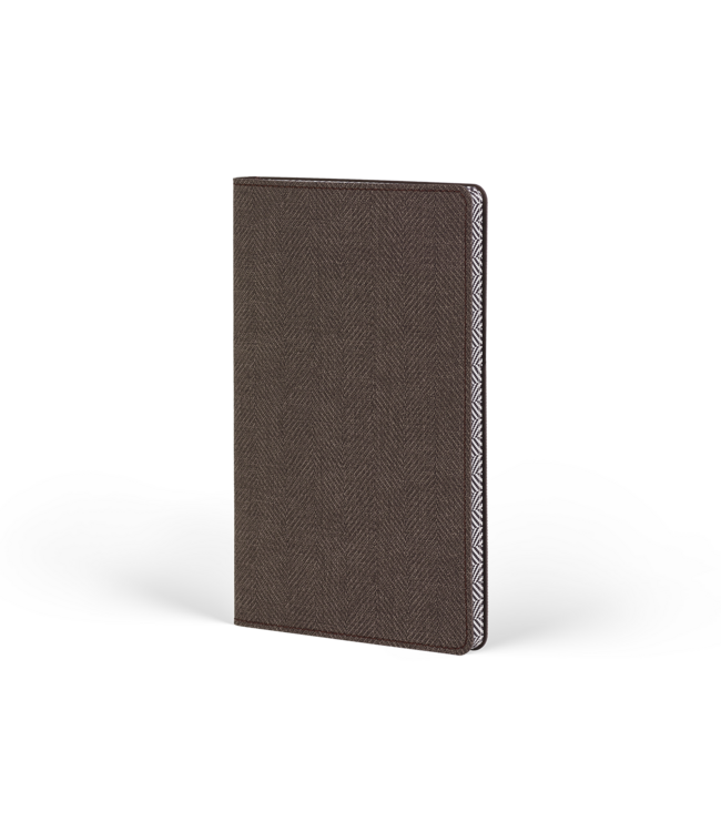 Castelli Milano 1938 Castelli Harris Coffee Brown - notitieboek 13 x 21 cm gelinieerd