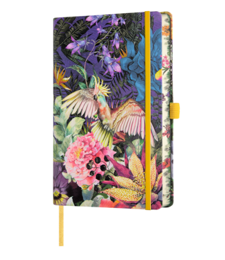 Castelli Milano 1938 Castelli Eden Cockatoo - notitieboek 13 x 21 cm gelinieerd