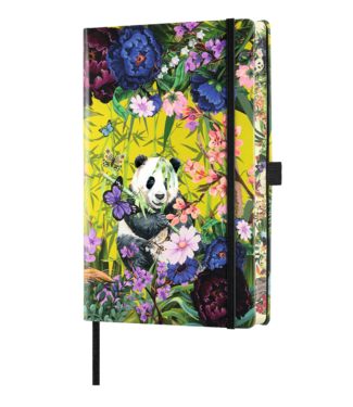 Castelli Milano 1938 Castelli Eden Panda - notitieboek 13 x 21 cm gelinieerd