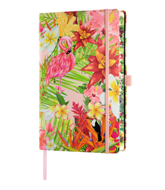 Castelli Milano 1938 Castelli Eden Flamengo - notitieboek 13 x 21 cm gelinieerd