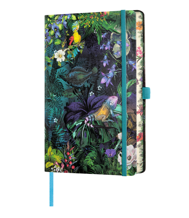 Castelli Milano 1938 Castelli Eden Orchid - notitieboek 13 x 21 cm gelinieerd