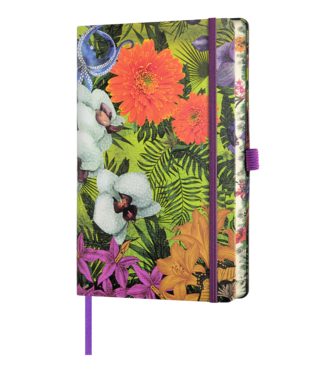 Castelli Milano 1938 Castelli Eden Lilly - notitieboek 13 x 21 cm gelinieerd