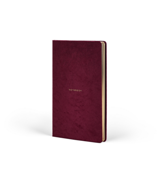 Castelli Milano 1938 Castelli Teatro Burgundy - notitieboek 13 x 21 cm gelinieerd