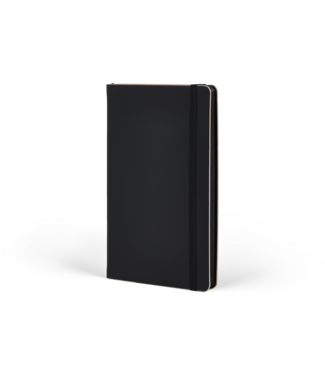Castelli Milano 1938 Castelli Black Laser Taupe - notitieboek 13 x 21 cm gelinieerd