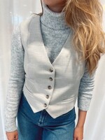 Selected Femme Frita vest noos dove melange