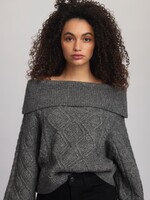 Gestuz Adie off shoulder deep grey
