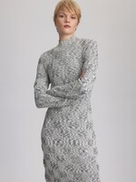 Gestuz Baria long dress black/white space