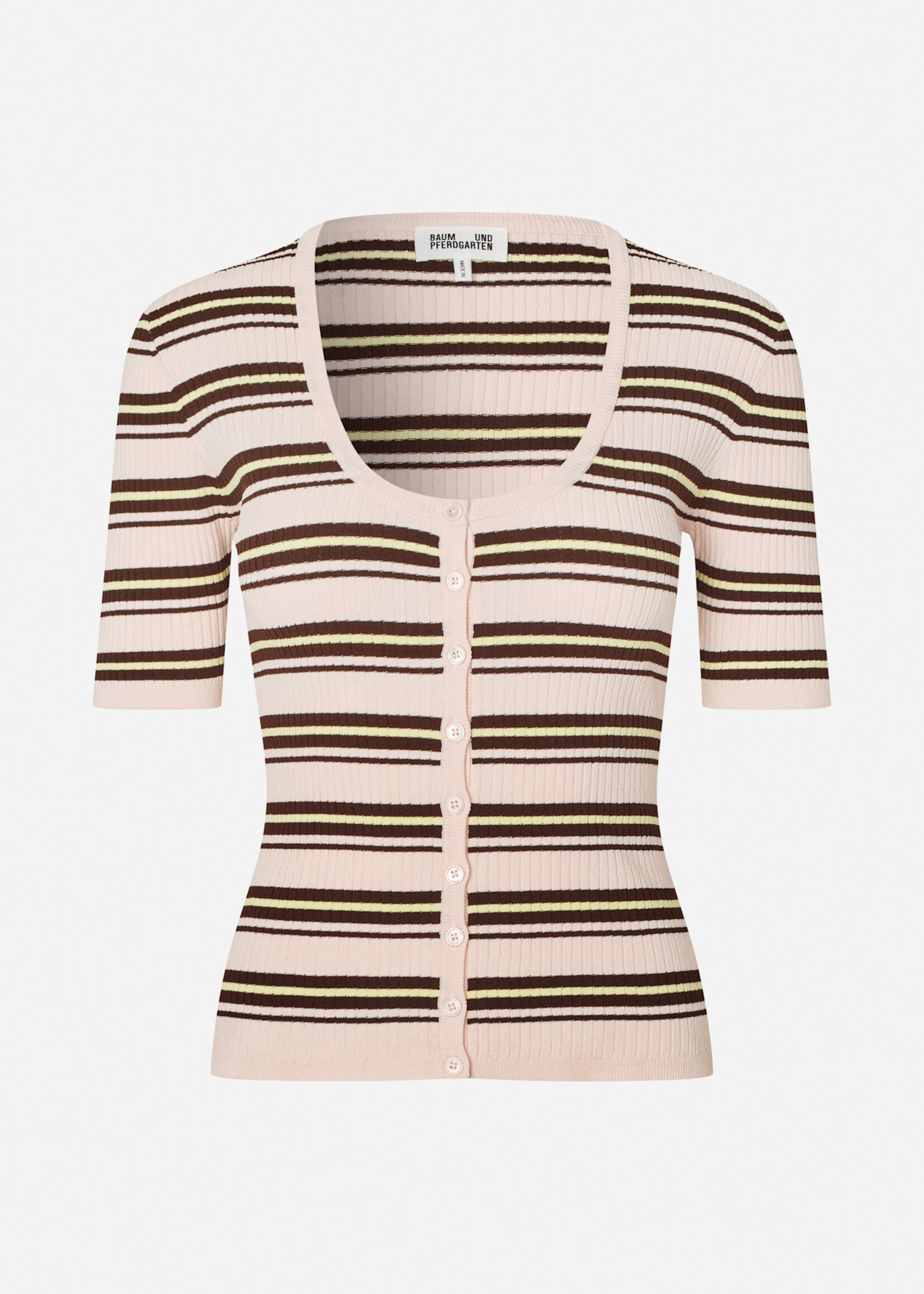 Baum und Pferdgarten Calyn top pastel pink stripe