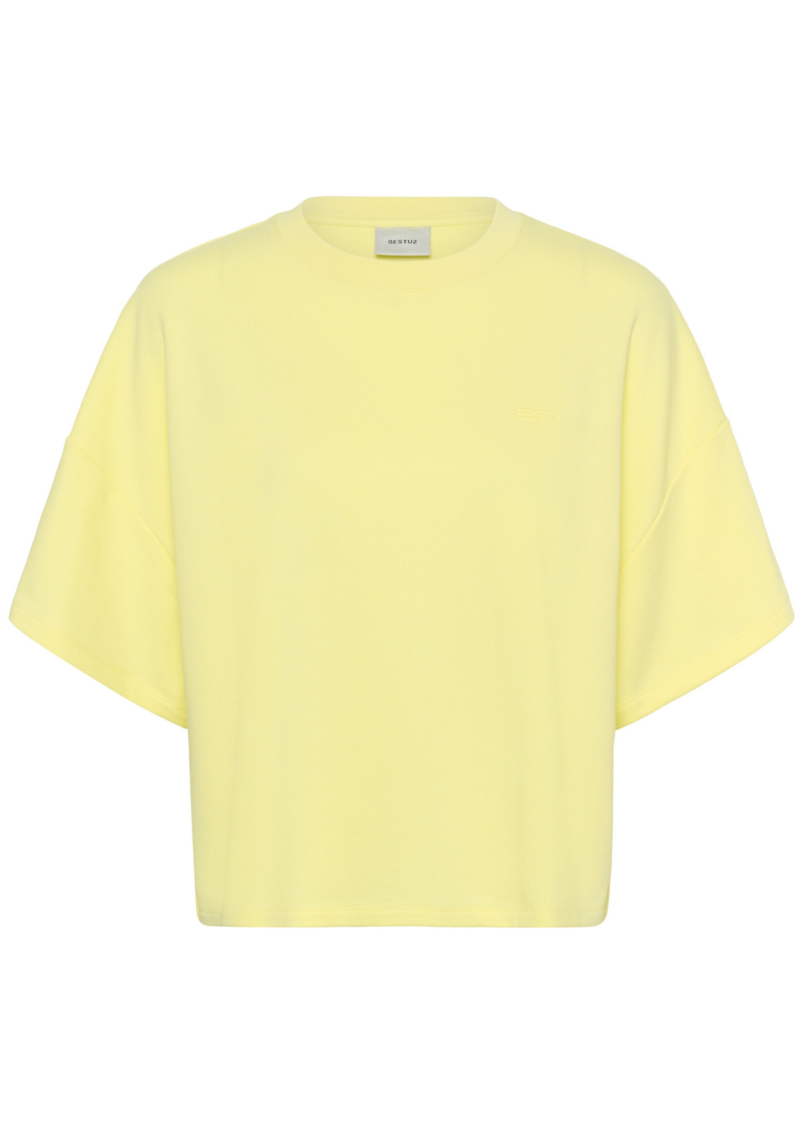 Gestuz Gilsa sweat tee wax yellow