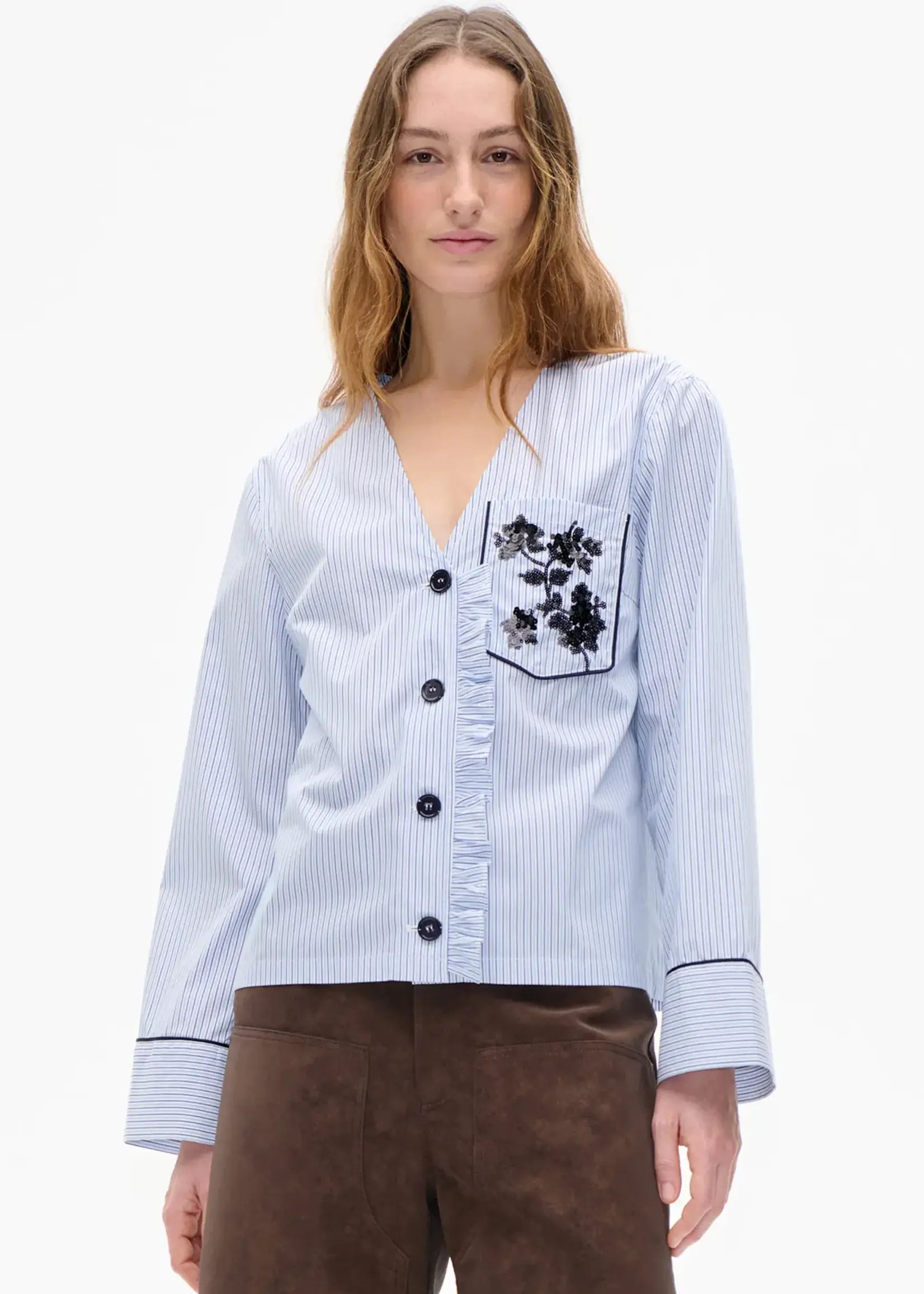 Baum und Pferdgarten Briel light blue stripe