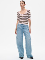 Baum und Pferdgarten Calyn top pastel pink stripe