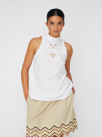 Stella Nova Embroidery Anglaise halterneck top