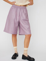 Stella Nova Striped suiting shorts light purple