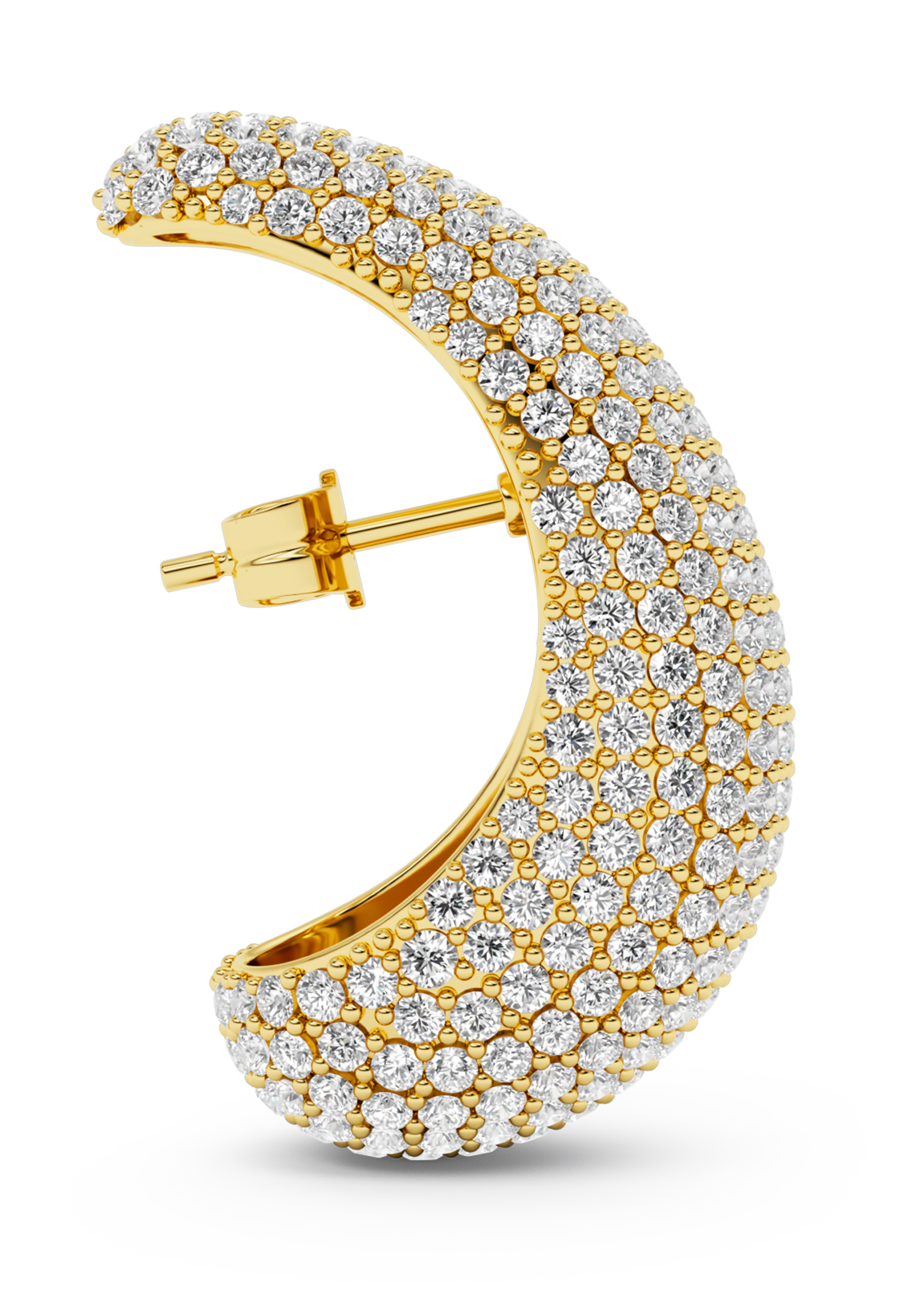 Billion Avenue Bulb diamond earstud
