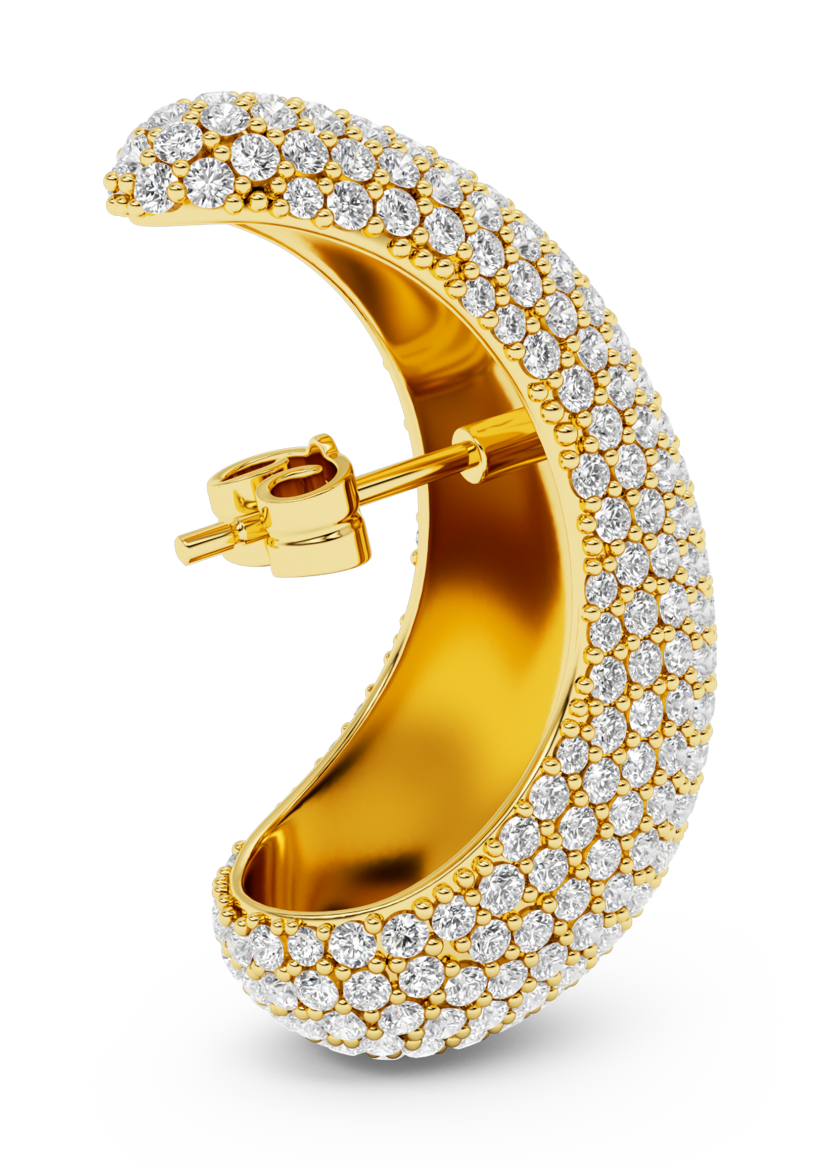 Billion Avenue Bulb diamond earstud