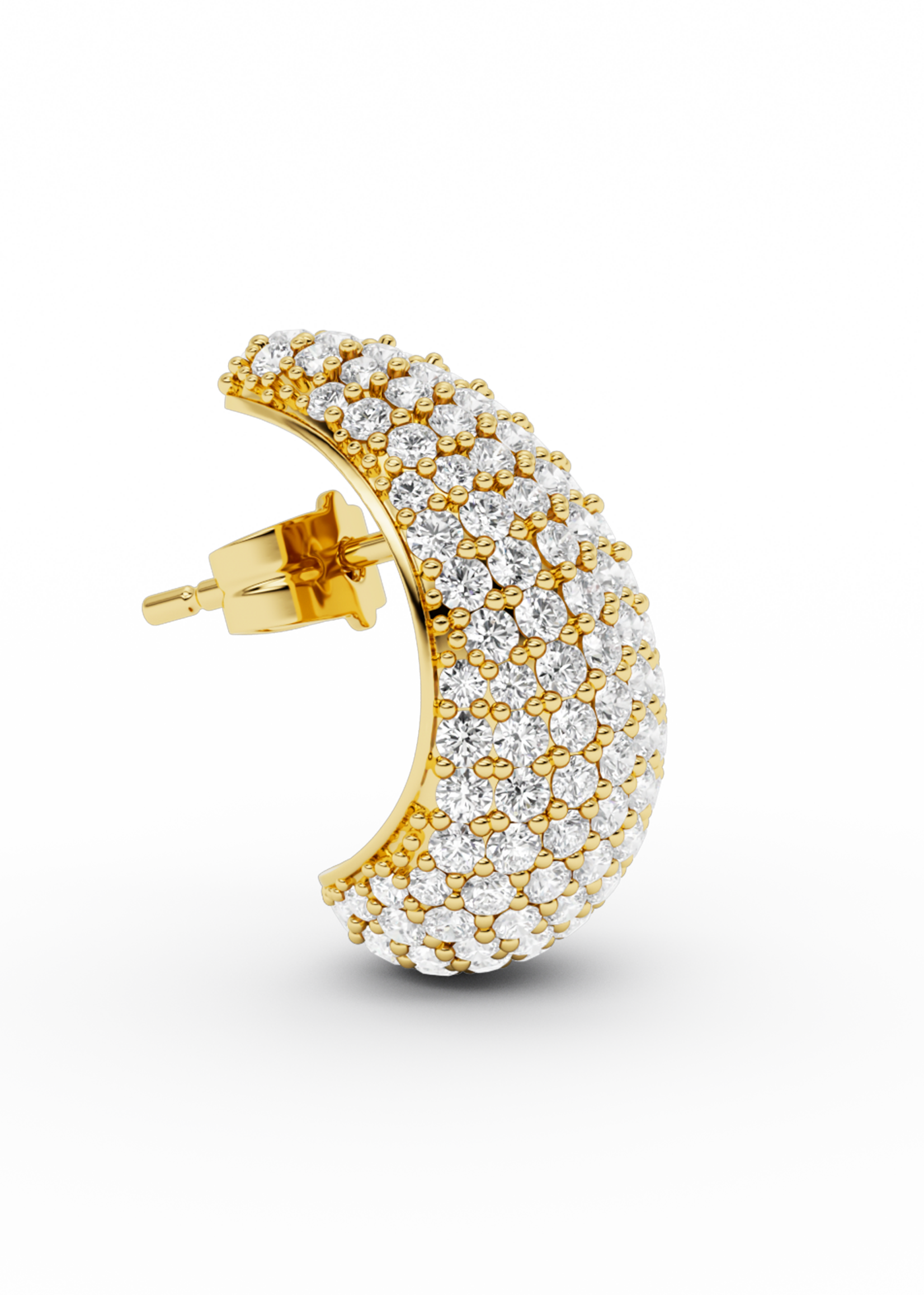 Billion Avenue Small bulb diamond earstud