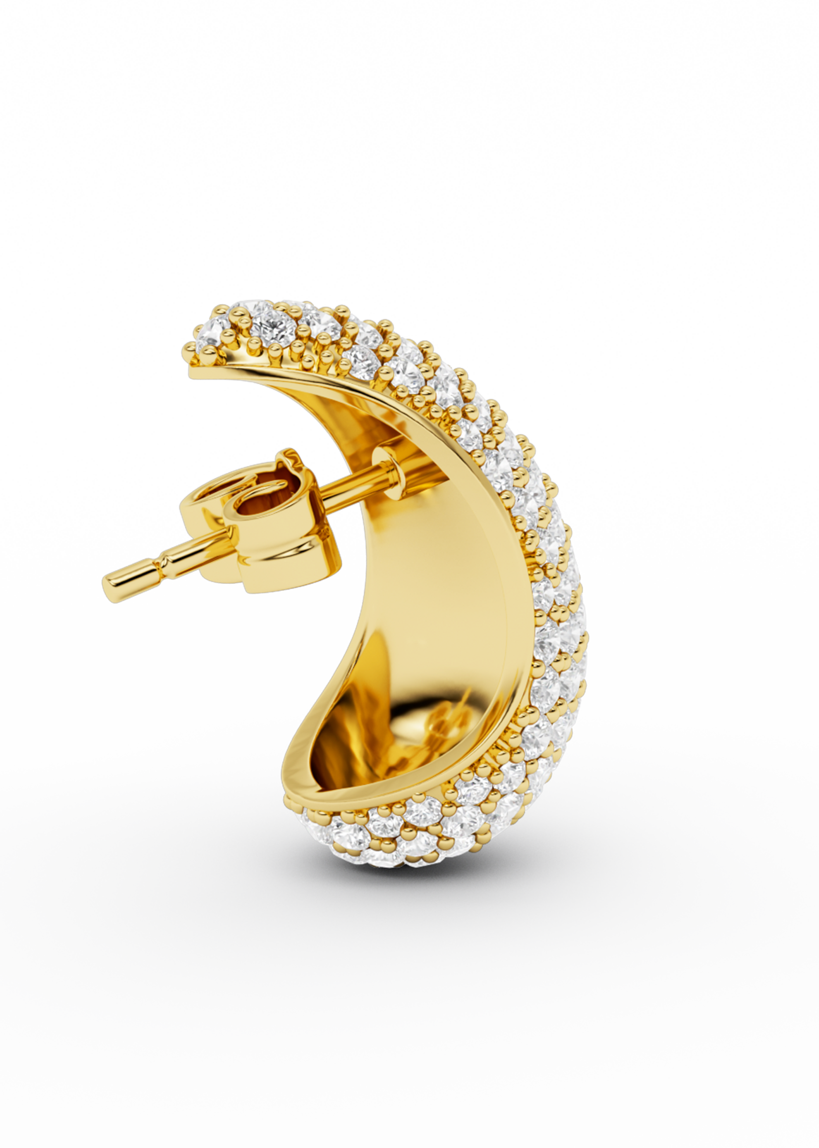 Billion Avenue Small bulb diamond earstud