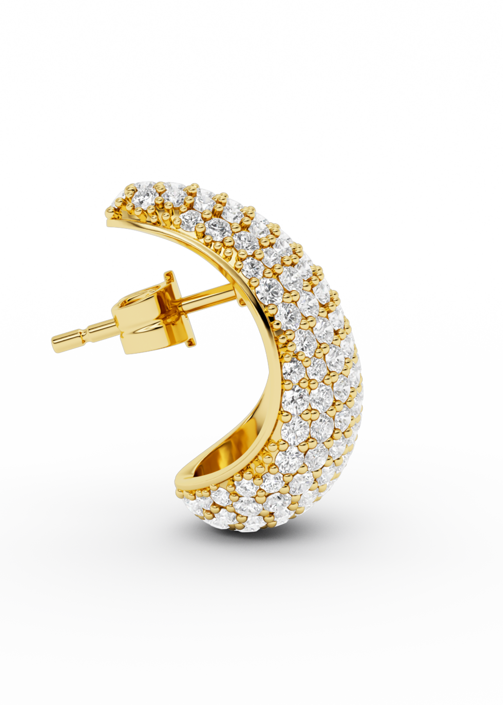 Billion Avenue Small bulb diamond earstud