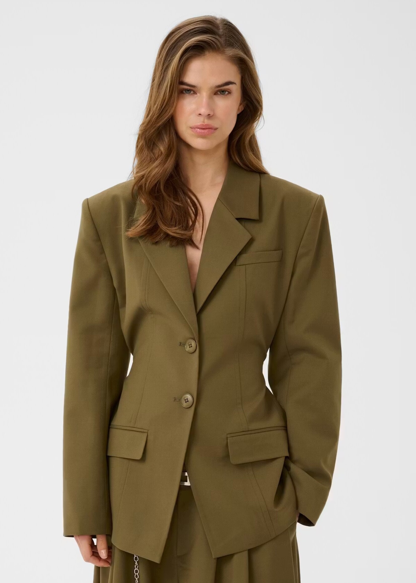 Gestuz Olivia blazer military olive