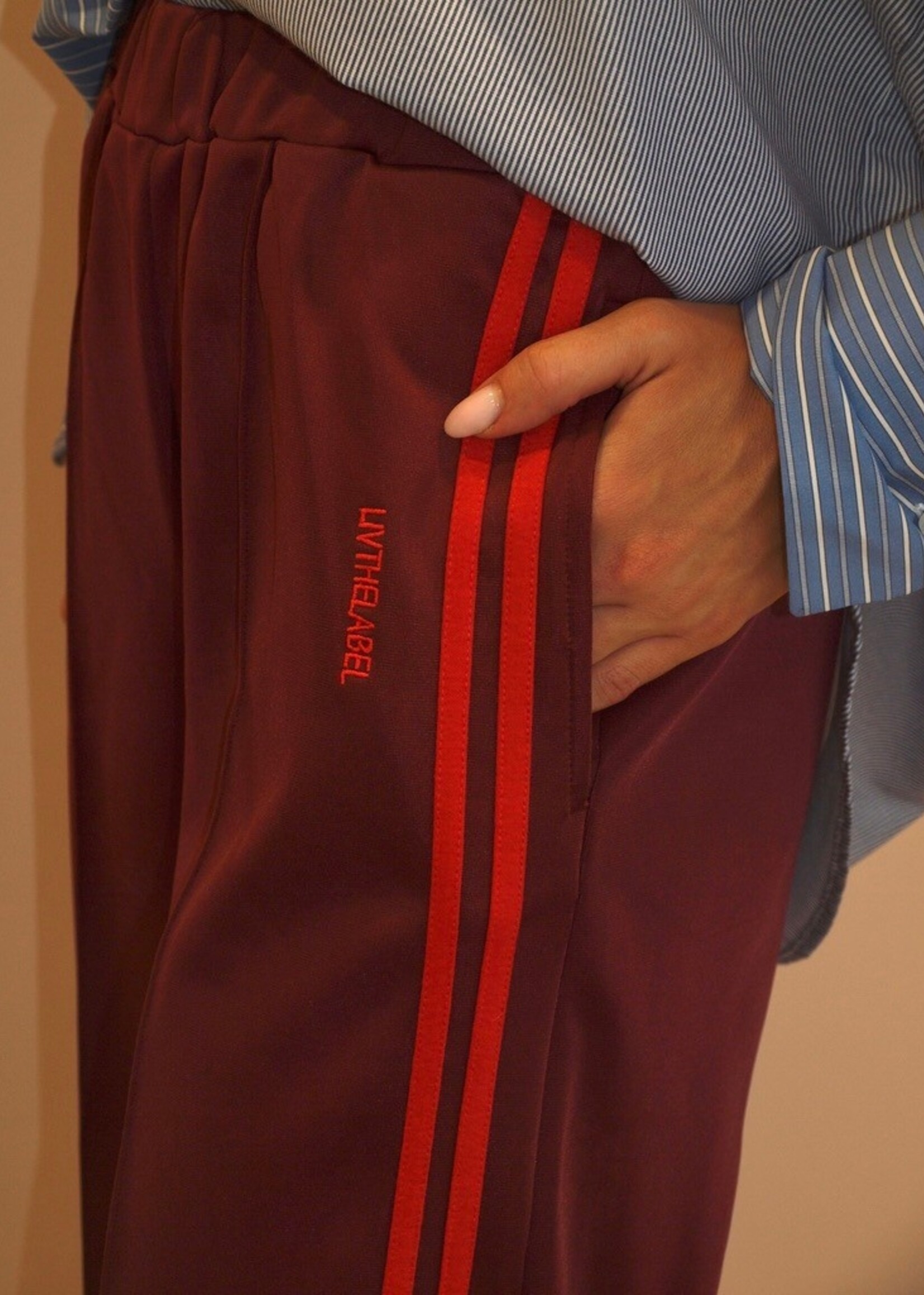 Liv The Label Astrid pants burgundy