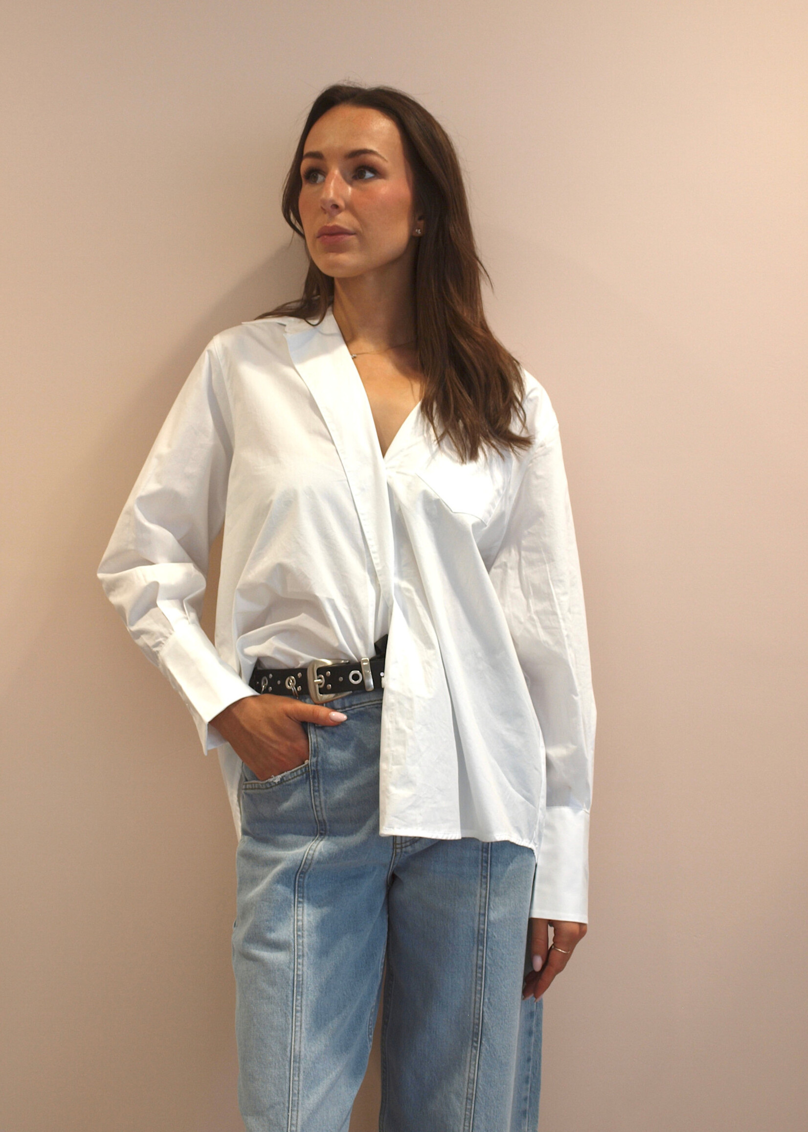 Liv The Label Scott shirt white
