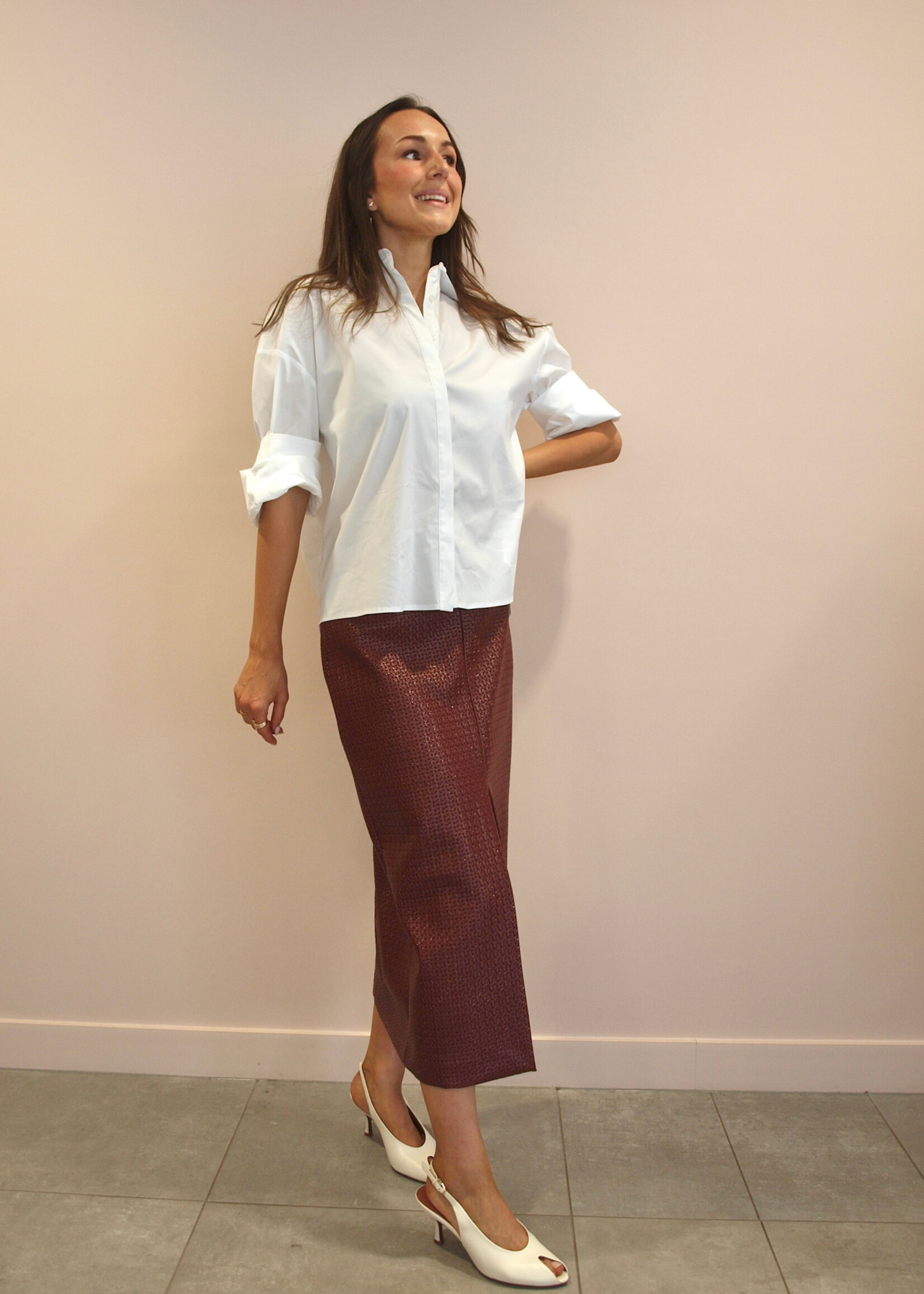 March 23 Skirt Chicago braided vernice lipstick