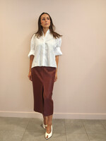 March 23 Skirt Chicago braided vernice lipstick