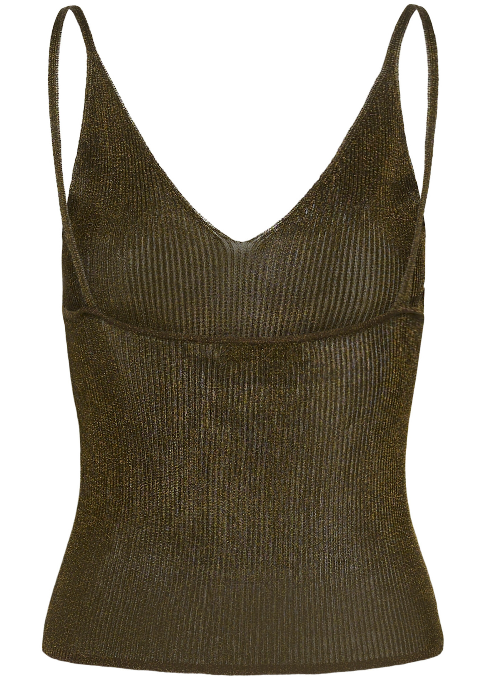 Gestuz Silvi singlet top olive metallic