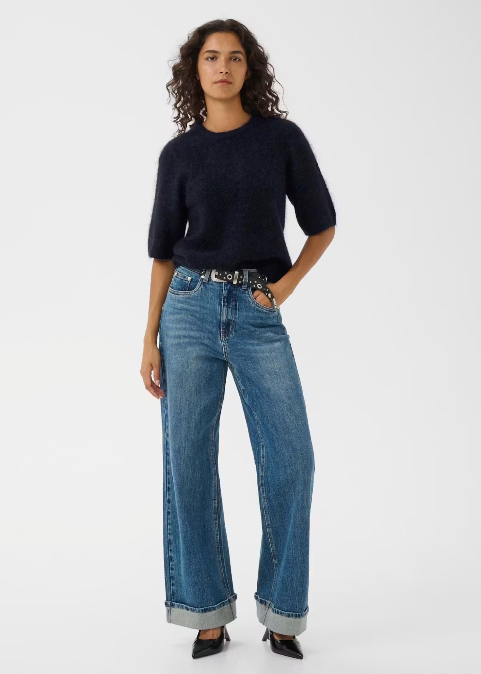 Gestuz Debbie tee NOOS navy melange