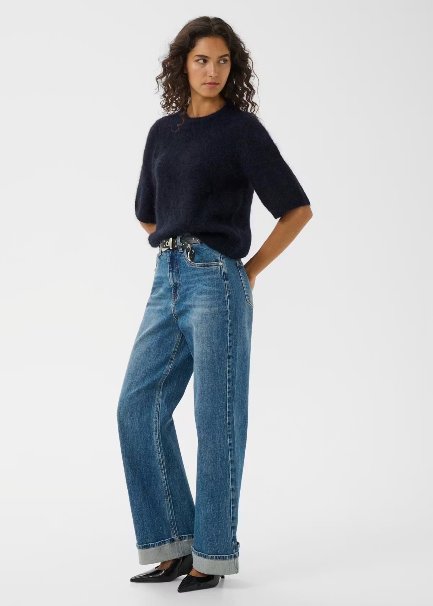 Gestuz Debbie tee NOOS navy melange