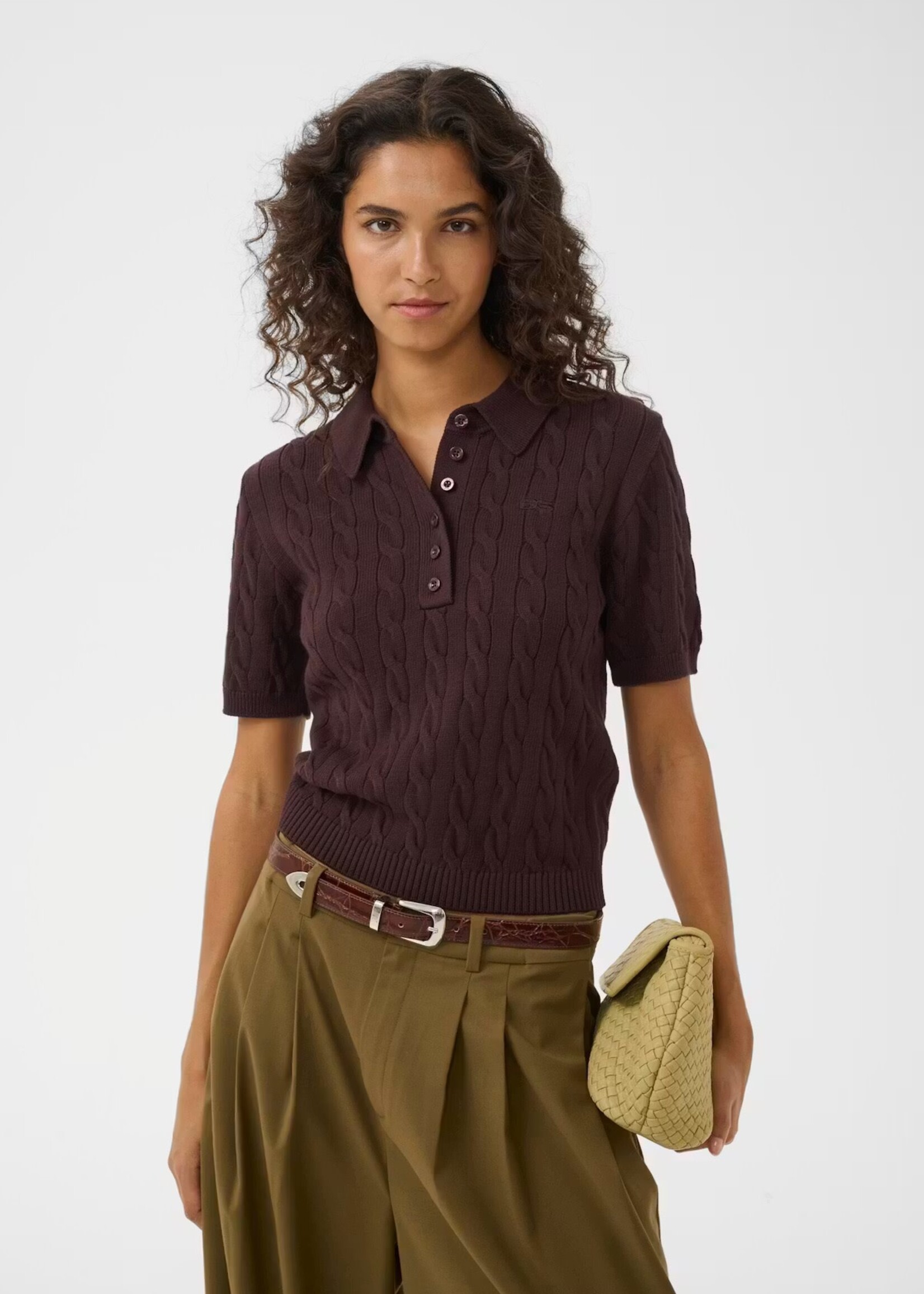 Gestuz Thilla polo pullover molé