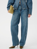 Gestuz Melu barrel jeans classic mid blue